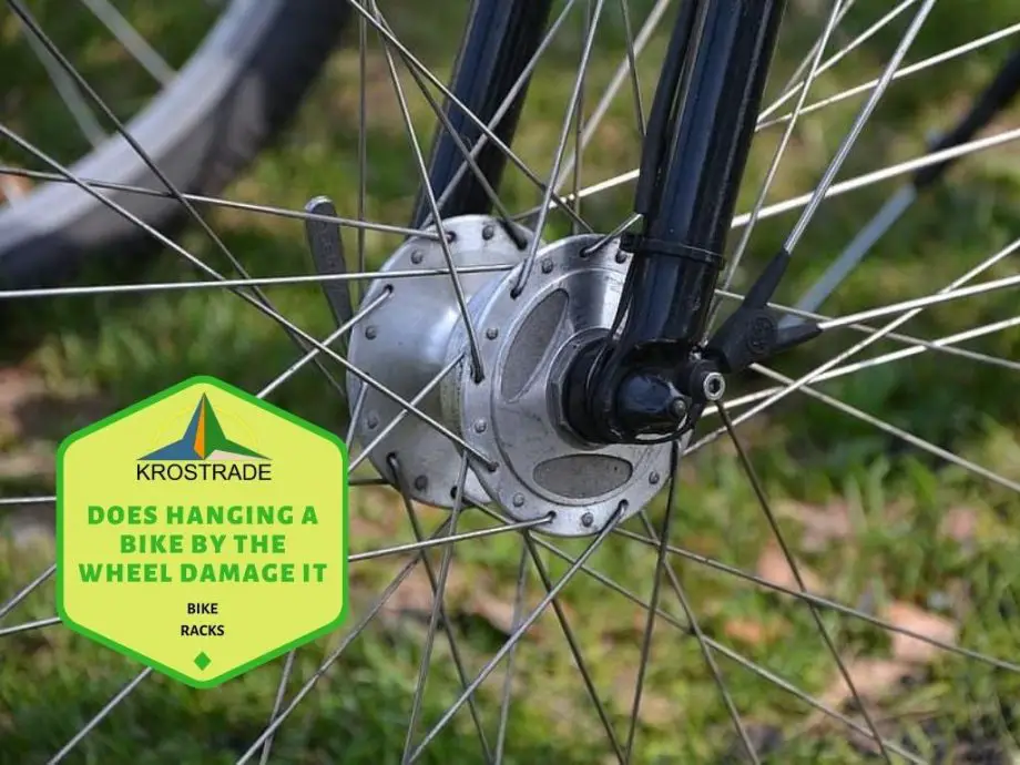 Appendere una bicicletta alla ruota la danneggia?