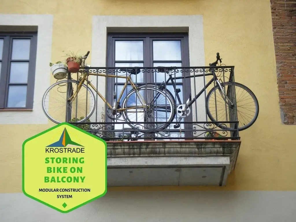 Suggerimenti per riporre la bici sul balcone